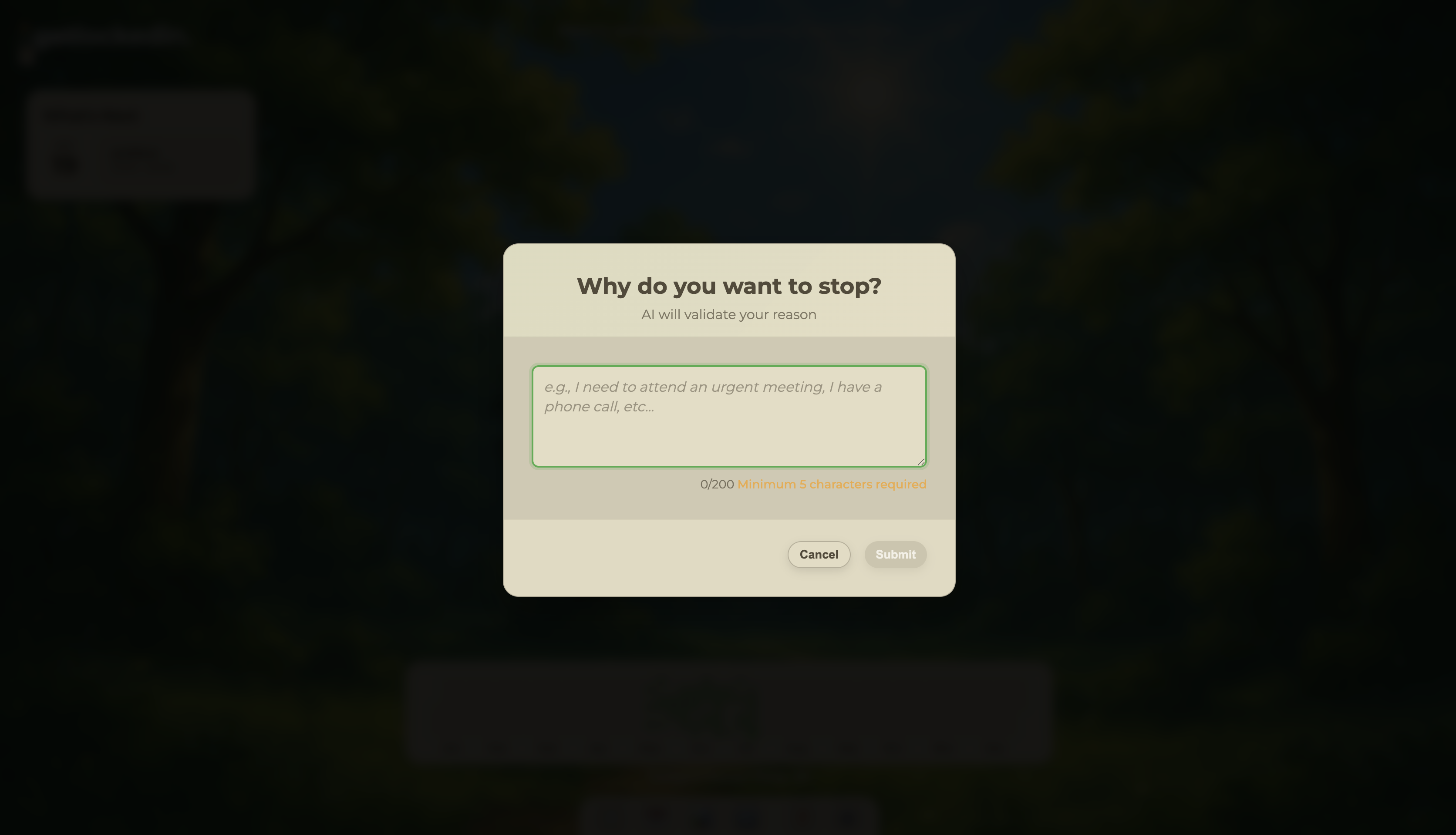 AI Stop Validation
